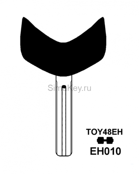 TOY48EH2 Silca лезвие под эмулятор