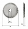 Фреза угловая WENXING 0011J 70х7,3х12,7xT80HSS для 100E и 100G