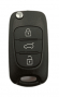 Корпус пульта HYUNDAI HY-19D_HYN17 3 кн. с лез. c лого
