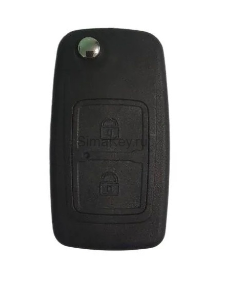 Корпус пульта CHERY 2 кн. с FLIP лез. без лого
