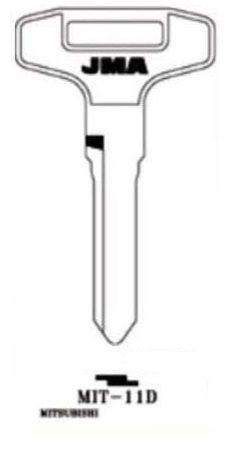 Заготовка ключа MIT-11D_MIT9R_MS19L_MIT10R_x_x Mitsubishi
