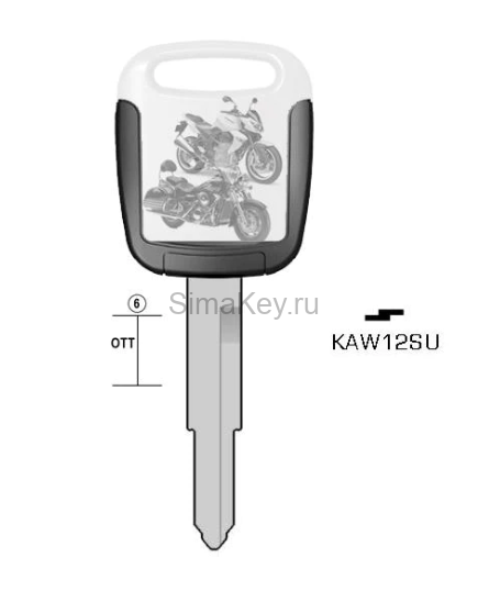 KAW12SU Keyline заготовка латунь Kawasaki