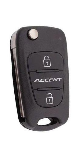 HYUNDAI ACCENT HY-19D_HYN17 корпус пульта 3 кн. с FLIP лез. c лого