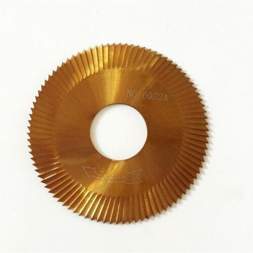 Фреза прямая KEYWORLD 0022A# 70x1,3x22xT90 с боковыми насечками HSS