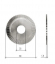 Фреза прямая Silca SG2 80х1,5х22хТ100 с боковыми насечками HSS D701744ZB