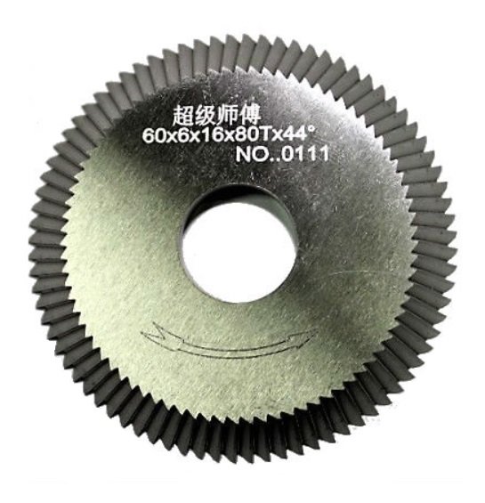 Фреза угловая KEYWORLD 0111# 60x6x16xT80 A44° HSS для станка 218F