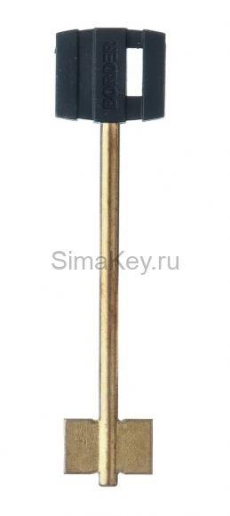 Заготовка ключа Бордер-19 112*22*13,8 мм лат., с пластиком