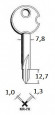 Заготовка крестового ключа KR-1.1 (KR-7X XKV11 x KRX7 x) Киров