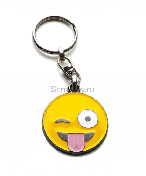Брелок для ключей EMOJI, показывающий язык, Silca AVK7260