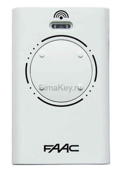 Пульт FAAC XT4 433 SLH для ворот и шлагбаумов, белый корпус