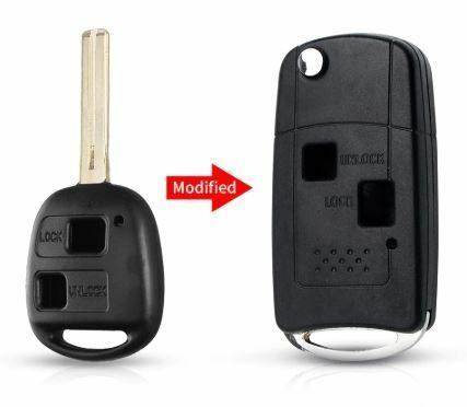 Корпус пульта TOYO-30_TOY48 2 кн. с FLIP лез. c лого