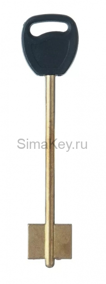 Заготовка ключа Гардиан-4 127/96*22,4*17,7 мм, лат., лит., с пластиком, б/п