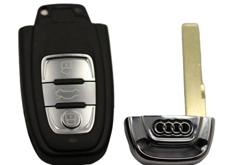 AUDI HU-AA_HU66 SMART корпус пульта 3 кн. с лез. с лого