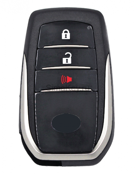 Корпус смарт-ключа Toyota TOYO-30_TOY48 SMART 2+1 кн. с лезвием, с логотипом
