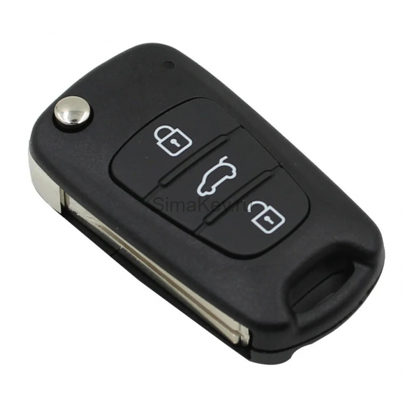 Корпус пульта HYUNDAI KI-7P 3 кн. с FLIP лез. c лого