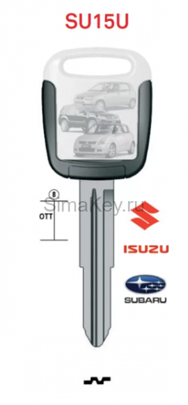 SU15U Keyline Заготовка латунь Suzuki #