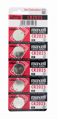Элемент питания MAXELL CR2025 5BL Элемент питания MAXELL CR2025 5BL