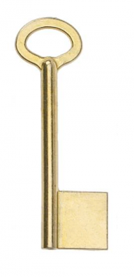 Заготовка ключа Сейф-1Ф-6*80  80*23*20 мм, лат., лит., б/п