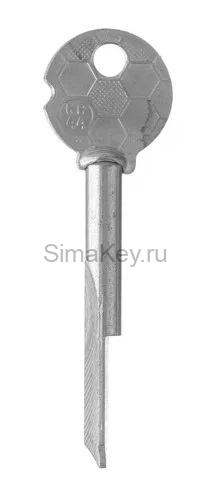 Заготовка крестового ключа KR-4.4 (KR-5X XBRY1 x KRX5 x)  Гравер
