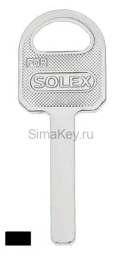 SOLEX фин квадратный без паза сталь