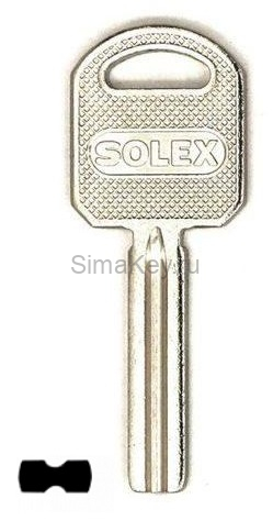 SOLEX фин квадратный с пазом 6,5 мм КНР