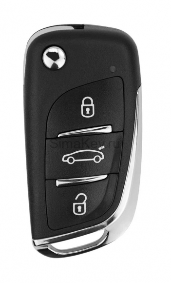 Универсальный ключ XK серии VVDI Key Tool, 3 кнопки, стиль DS Peugeot Citroen (XKDS00EN) Универсальный ключ XK серии VVDI Key Tool, 3 кнопки, стиль DS Peugeot Citroen (XKDS00EN)