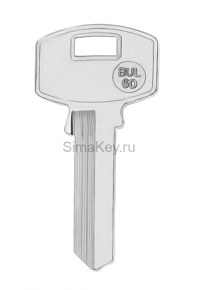 Заготовка ключа BUL-6D_x_x_BUL6_x_x (Китай)