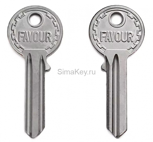 Заготовка ключа U-5D_UL050_UNL5_U5D_UN5D_FAVOUR 1,6мм Китай