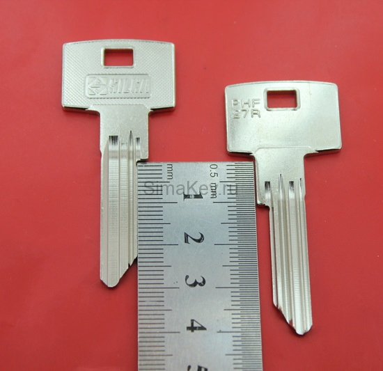 Заготовка ключа PFA-25_PHF27R_x_PH29R_PFA9S_x