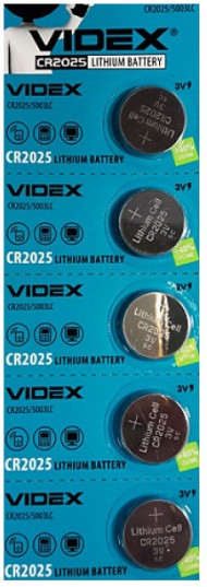 Элемент питания EPILSO/VIDEX CR2025 BL5 Элемент питания EPILSO/VIDEX CR2025 BL5