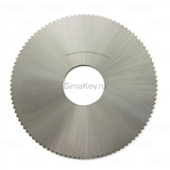 Фреза прямая Silca SG23 FLAT 80х1,25х22хТ100 без боковых насечек HSS для Duo Plus D734963ZB