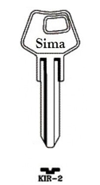 Заготовка ключа KIR-2_SEM1_SMH1_VTK2_x_X47 (Китай)