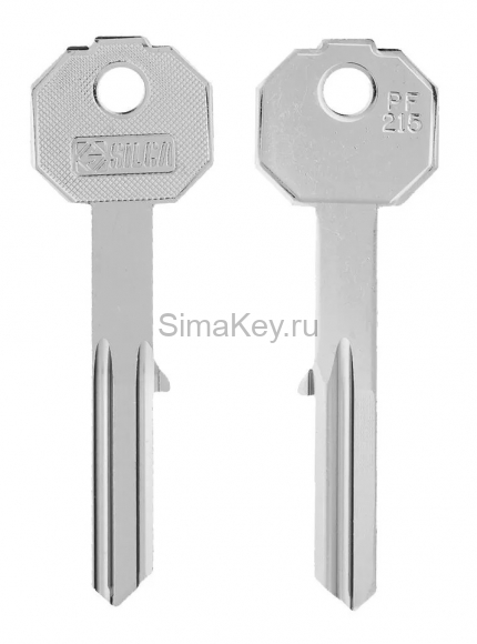 Заготовка ключа PR-20D_PF215_PRF12_PL5D_x_x